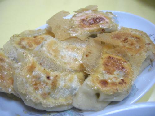 中華家庭料理中国菜館　ニラ餃子（焼）