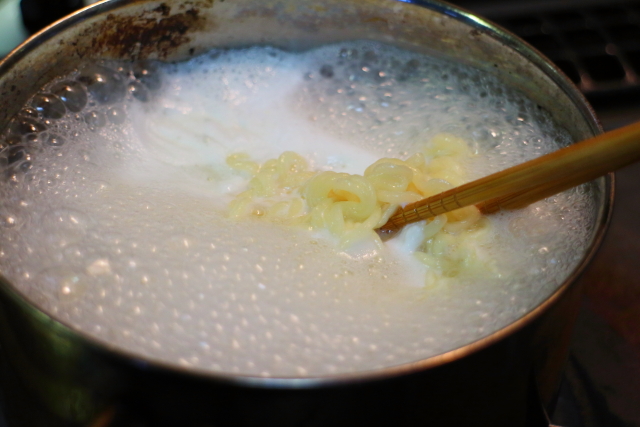 サッポロ一番塩ラーメンの作り方8