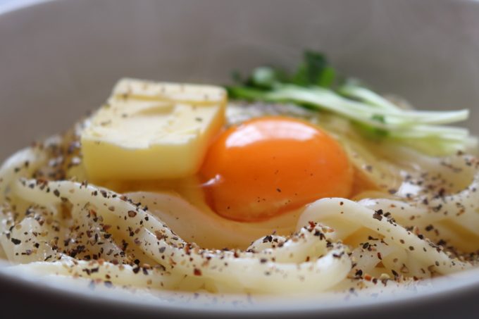 お土産うどんで うどんバカ一代 釜バターうどんを再現するレシピ 生姜農家の野望online