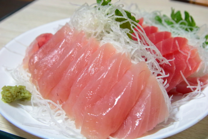 高知産 ネイリ カンパチ キハダマグロ の刺身を鮮魚店で購入 生姜農家の野望online