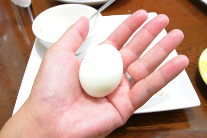 フライング・スコッツマン松山大街道店 モーニングのゆで卵