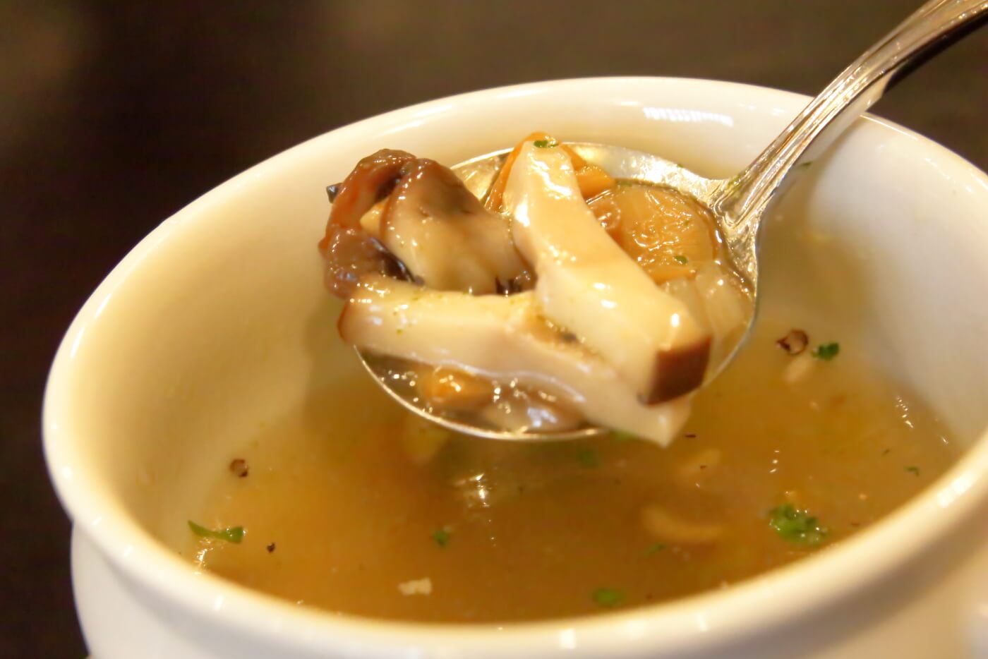高知市ルビストロタシマ ランチのスープ