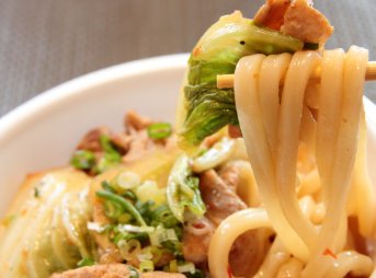 くいしんぼ如月 ぶっかけ豚辛うどん