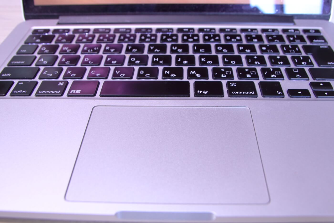 MacBookのトラックパッド