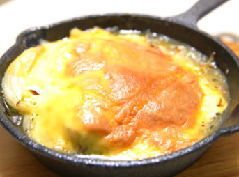 サヴァ缶レモンバジルのチーズ焼き