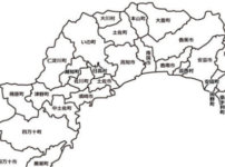 高知県の地図