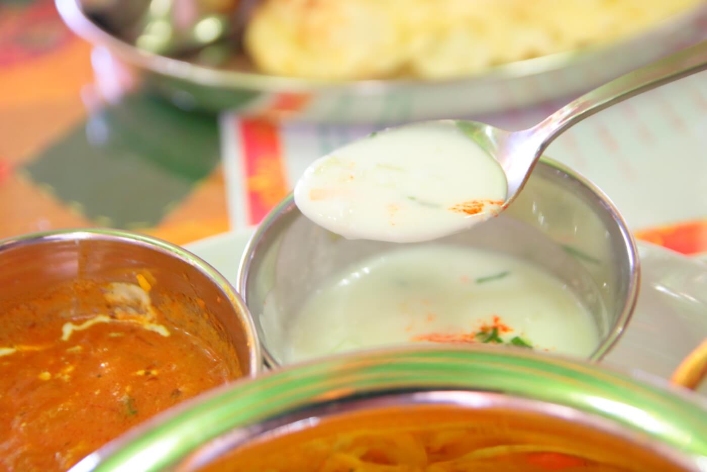 インド料理 スビマハル ビリヤニセットのヨーグルトソース