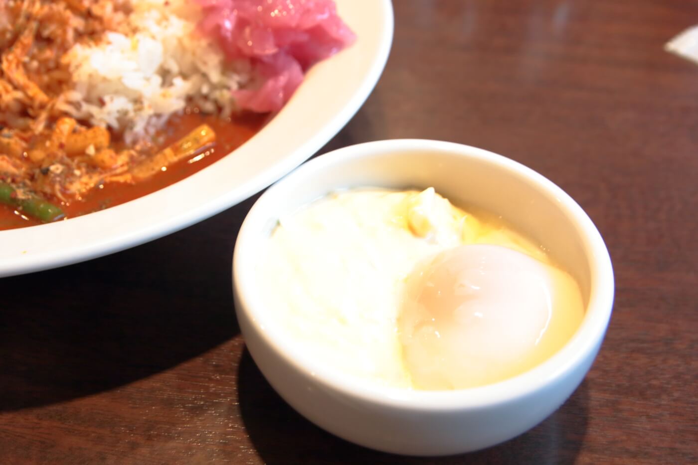 CoCo壱番屋(ココイチ)スパイスカレー THE Asia 半熟卵タルタルトッピング