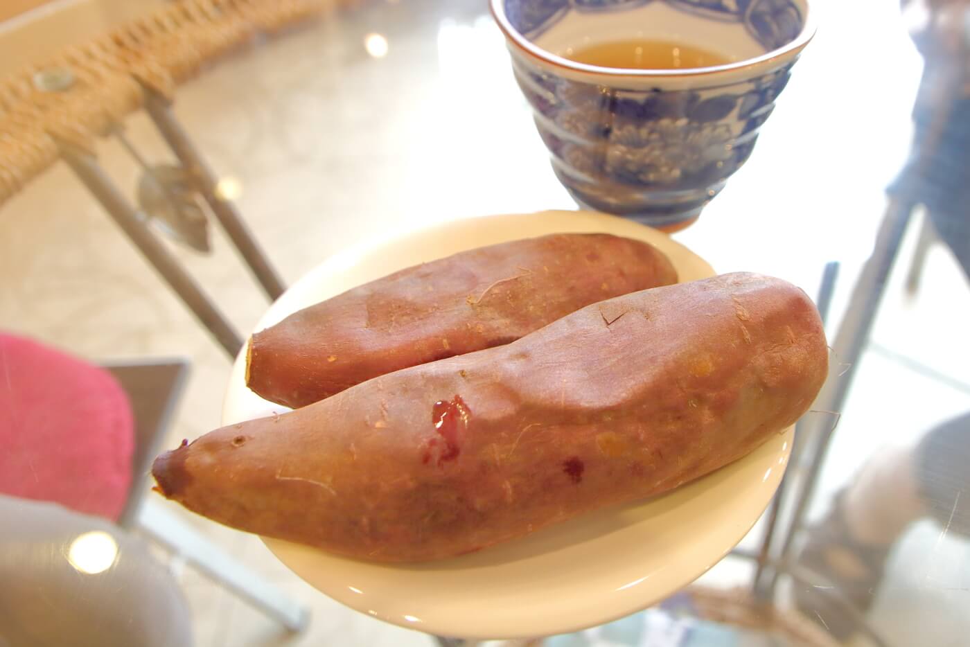 高知市の香稜苑(こうりょうえん) 石焼き芋