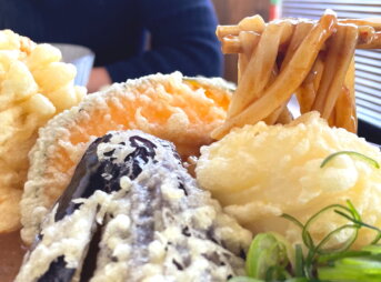 うどんの庄真田のカレーうどんの麺線